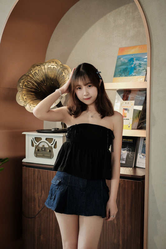 忌廉蛋糕絲帶Tube Top