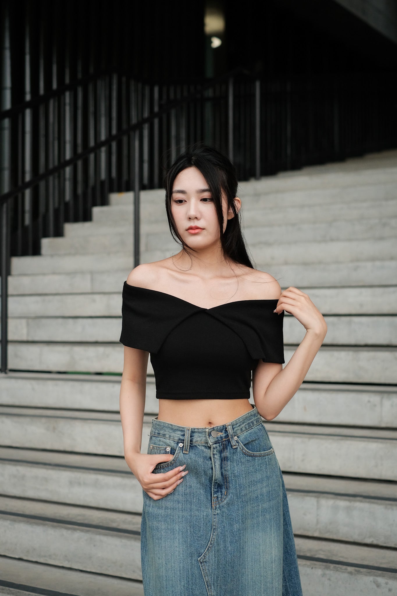 Elegant Off-Shoulder Top