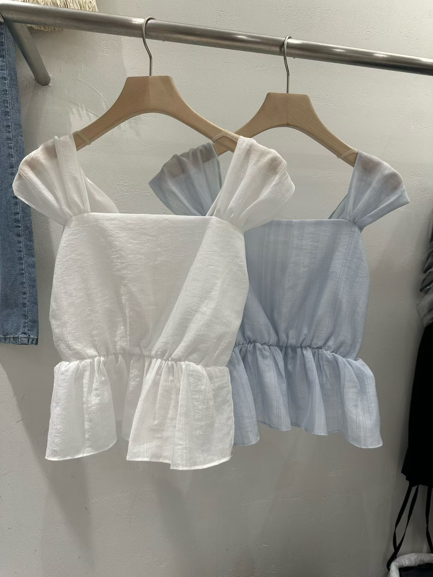 \空氣感層層疊🫧/ Layered Ruffle Top