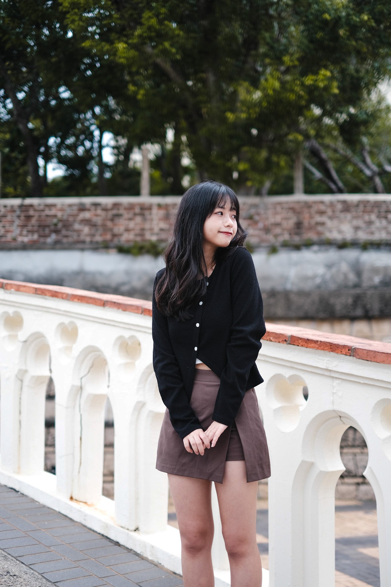 \個性斜排扣/ Daily Buttoned Top