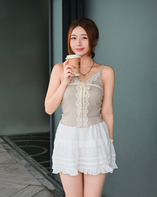 \荷葉層次蛋糕裙/ Soft Ruffle Cotton Skirt
