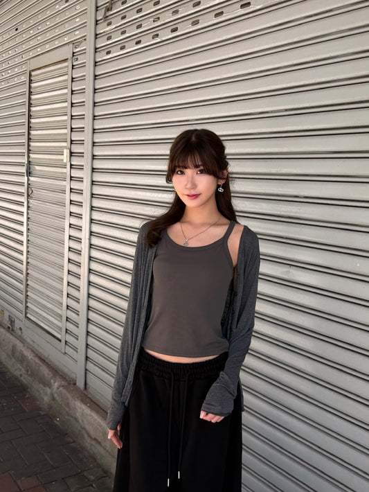 \冷氣房必備的超薄布料!!/ 像面膜般舒服的親膚外套