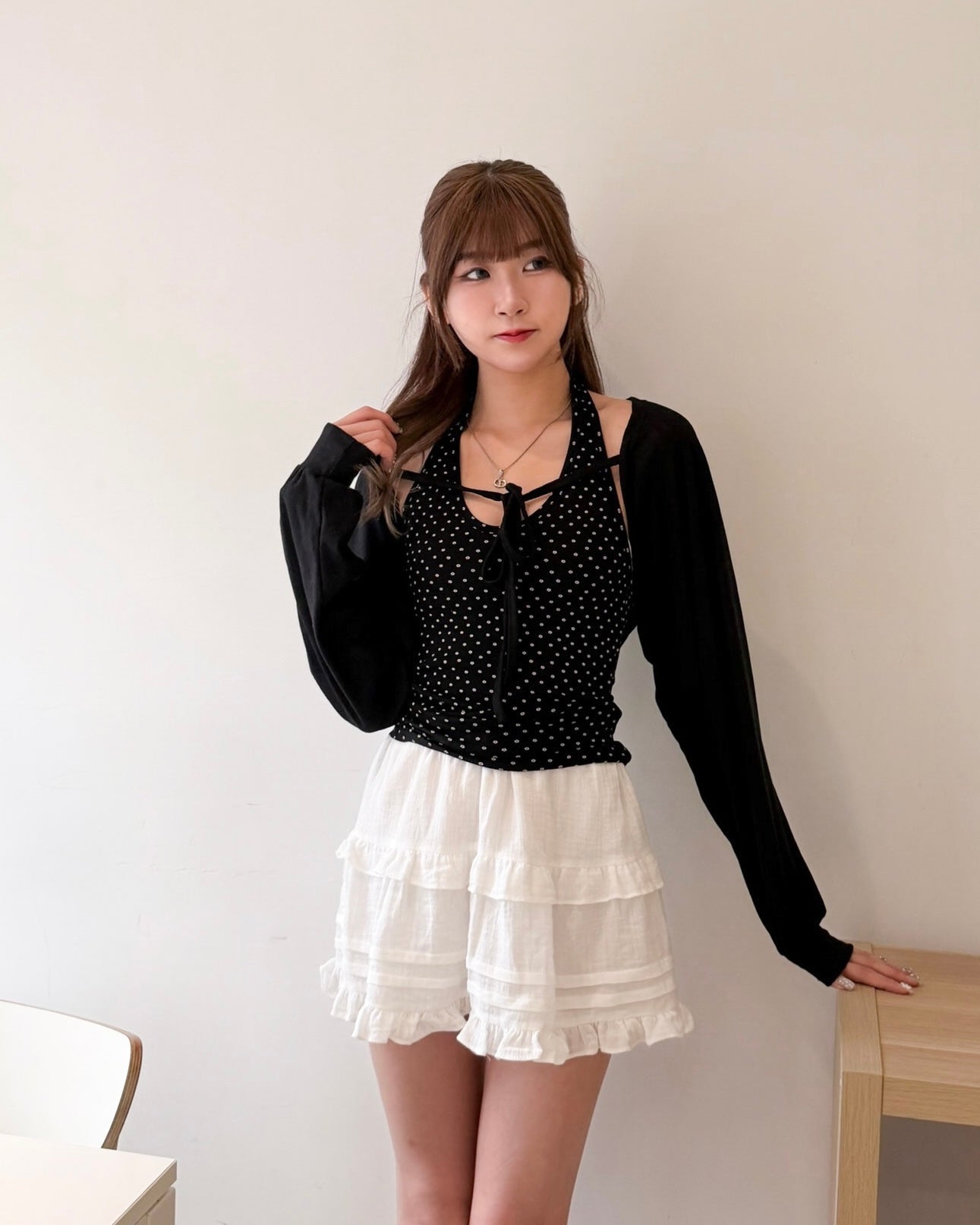 \荷葉層次蛋糕裙/ Soft Ruffle Cotton Skirt