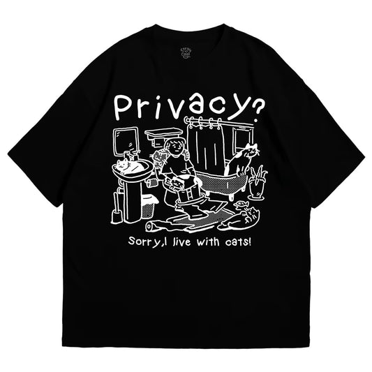 [預訂] \限時泰國品牌代購/ “Privacy?” Oversize T-Shirt