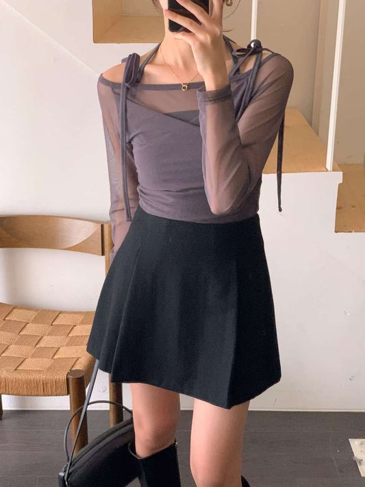 [預訂] \超美透膚Set/ Layered See-through Set