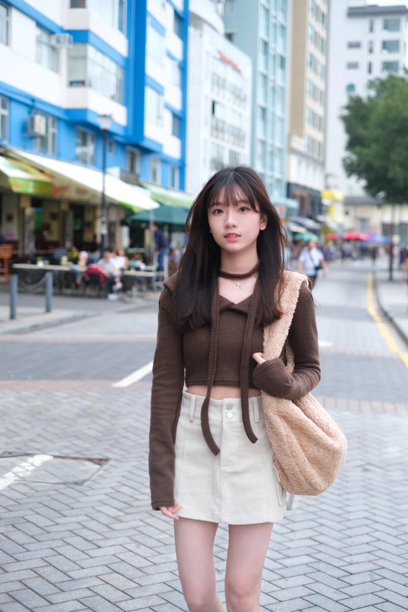 [現貨] 2 Ways Off-Shoulder Top w/ Neck Strap