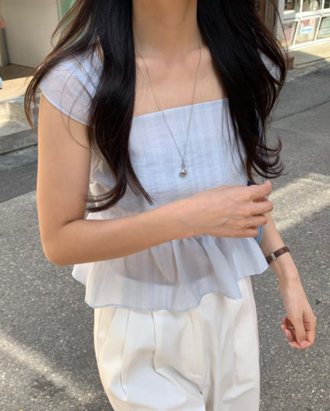 \空氣感層層疊🫧/ Layered Ruffle Top