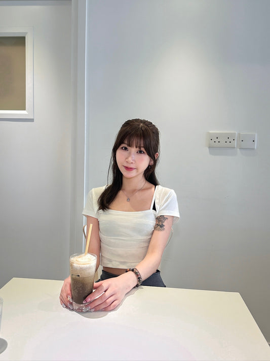 [現貨] \打卡氣質款/ 霧感簿紗點綴Top