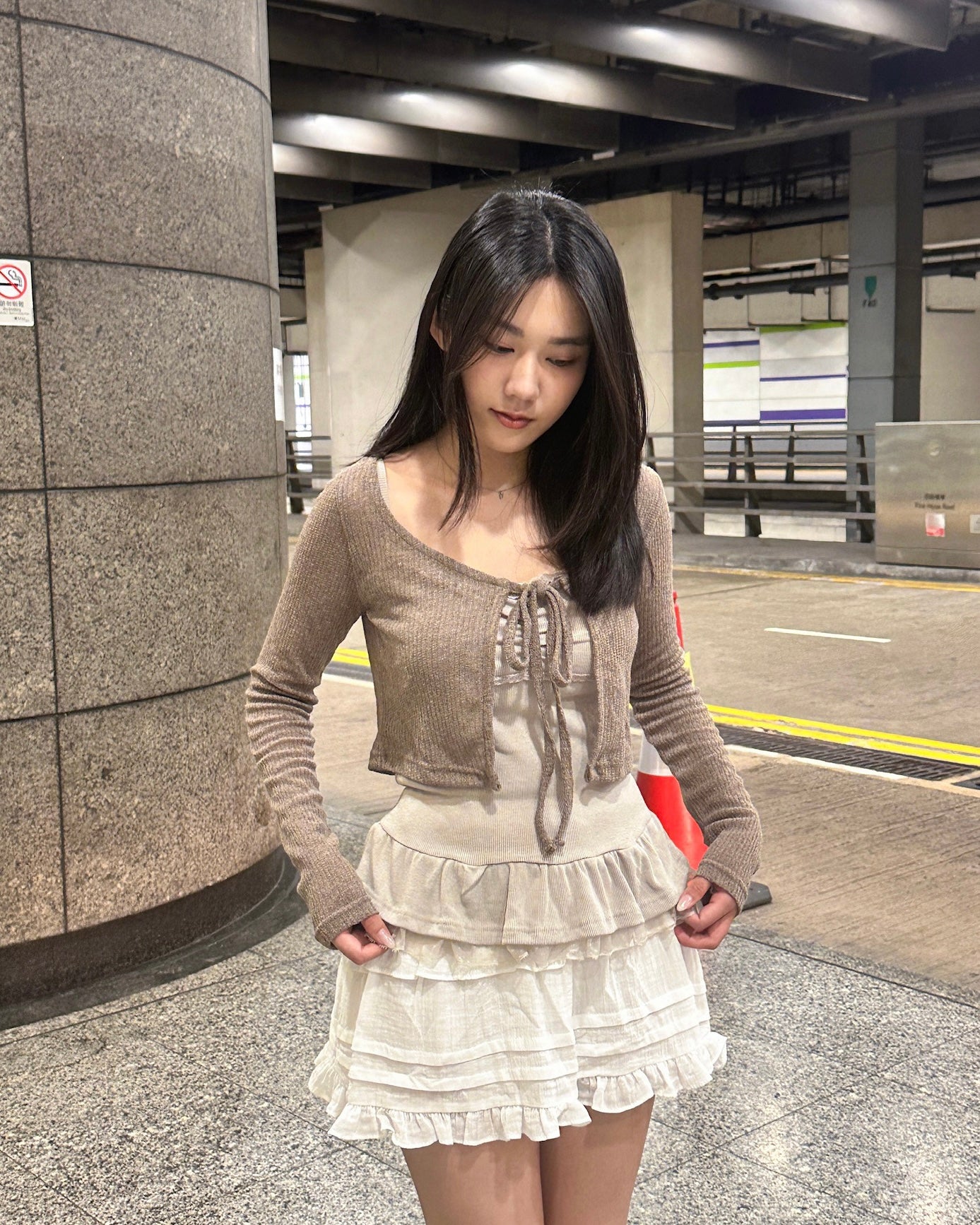 \輕甜疊穿Lace衣擺/ Layered Doll‑Hem Camisole Set
