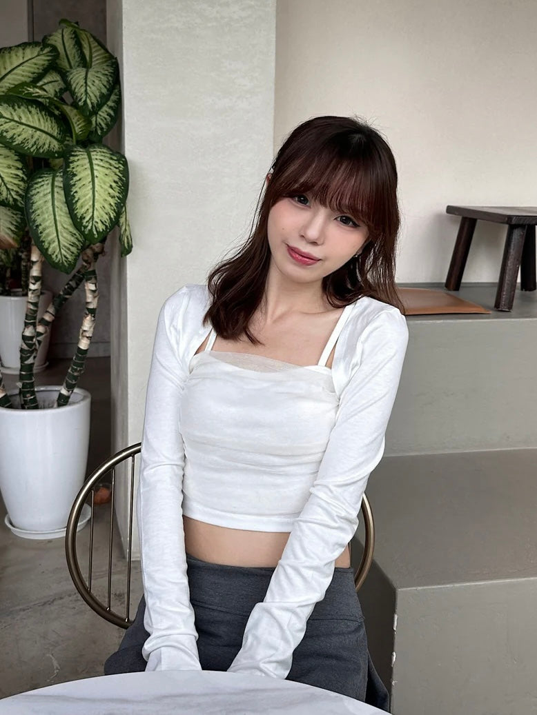 \霧感簿紗點綴/ Cloudy Sheer Top