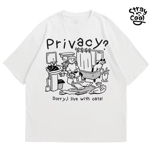 [預訂] \限時泰國品牌代購/ “Privacy?” Oversize T-Shirt