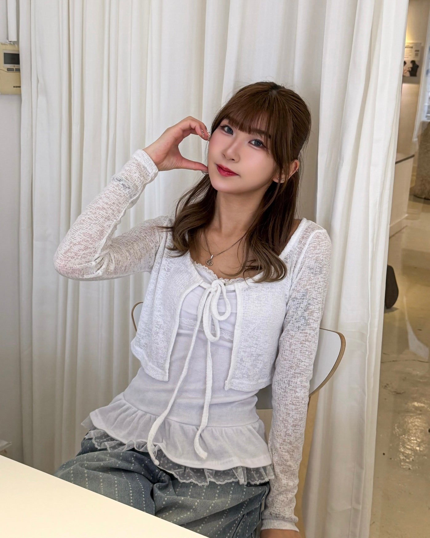 \輕甜疊穿Lace衣擺/ Layered Doll‑Hem Camisole Set