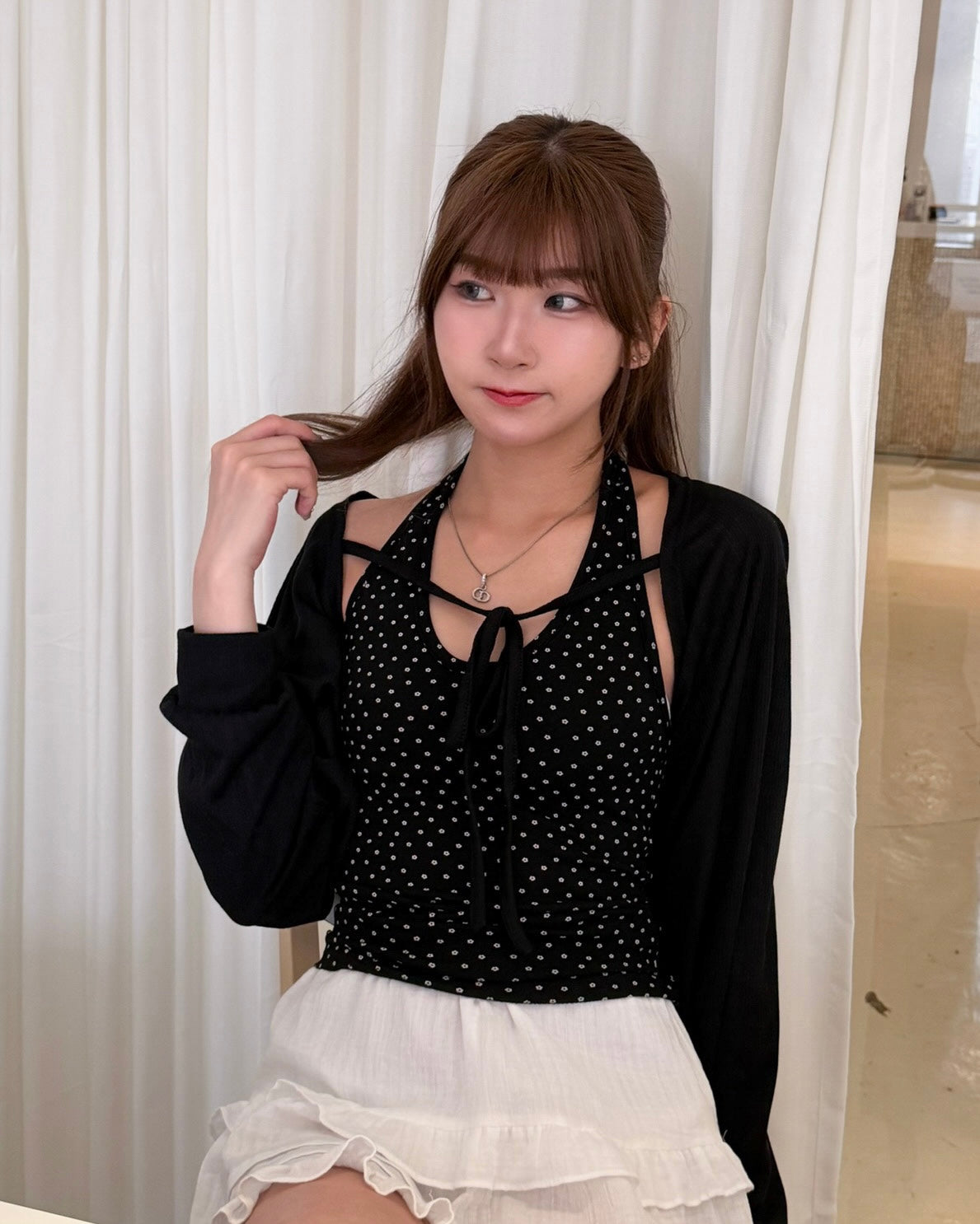 \細緻碎花°❀.࿔/ Ditsy Floral Halter Top
