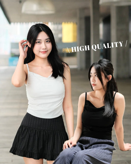 \High Quality/ 法式慵懶感皺紋Bra Top