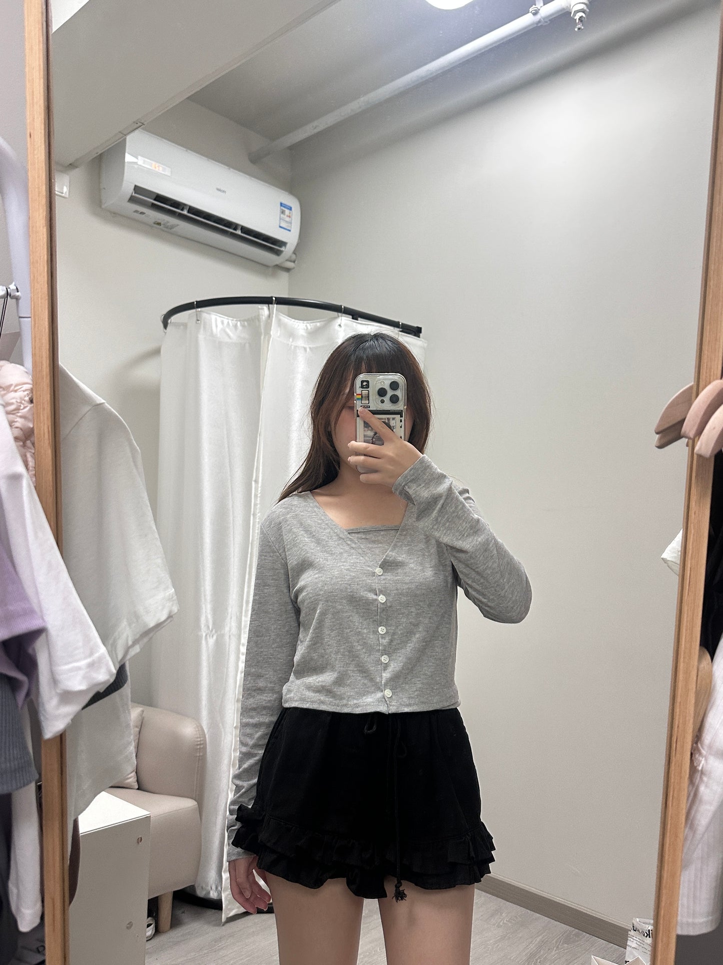 [Last One] \斷色斷貨區/ 短袖Top+外套
