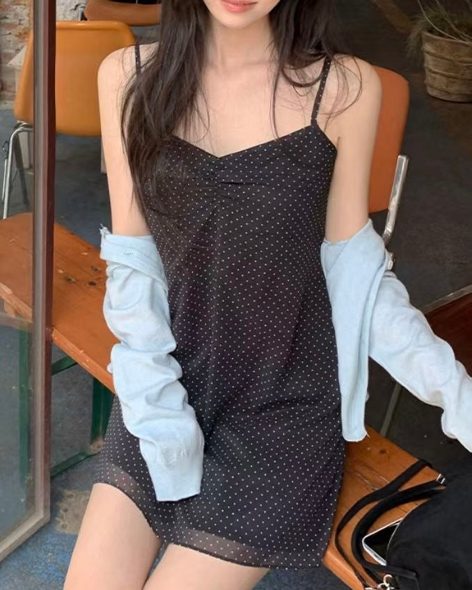 Sheer Polkadot Dress