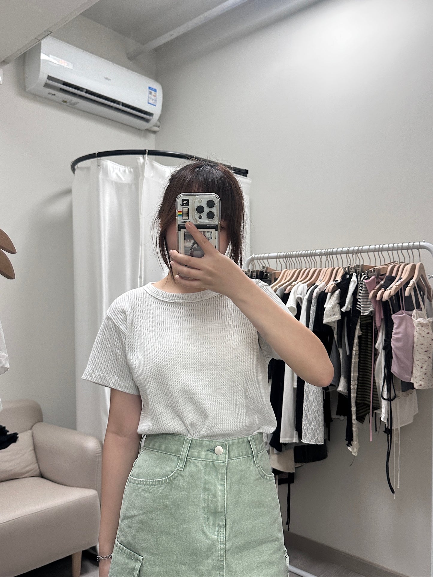 [Last One] \斷色斷貨區/ 短袖Top+外套
