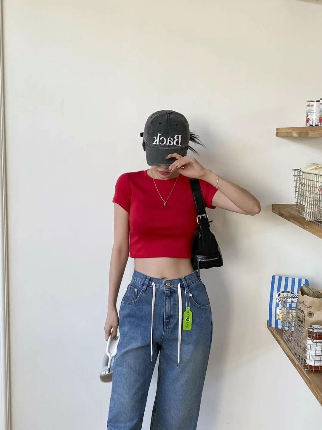\包色訂單急增!!/ 百搭柔軟高彈性Crop Top