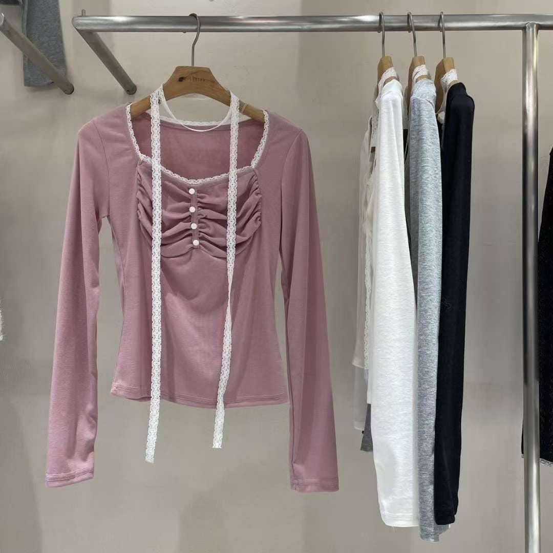 [預訂] \超精緻+打卡able/ Lace Button Top Set