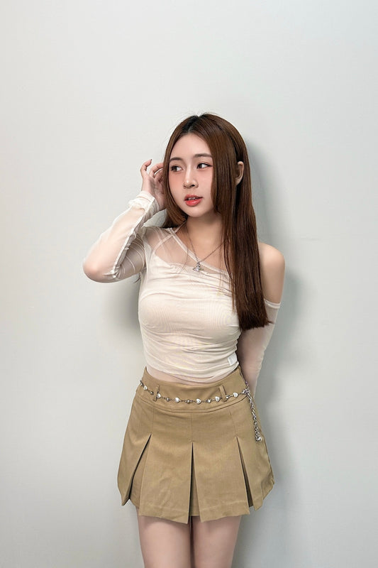 [現貨] \學院風修身百褶裙/ Daily Pleated Skirt