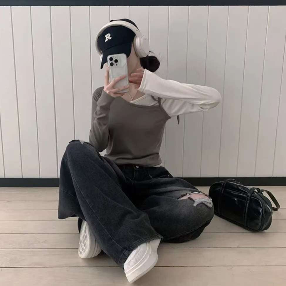 [預訂] 不規則撞色拼布Top