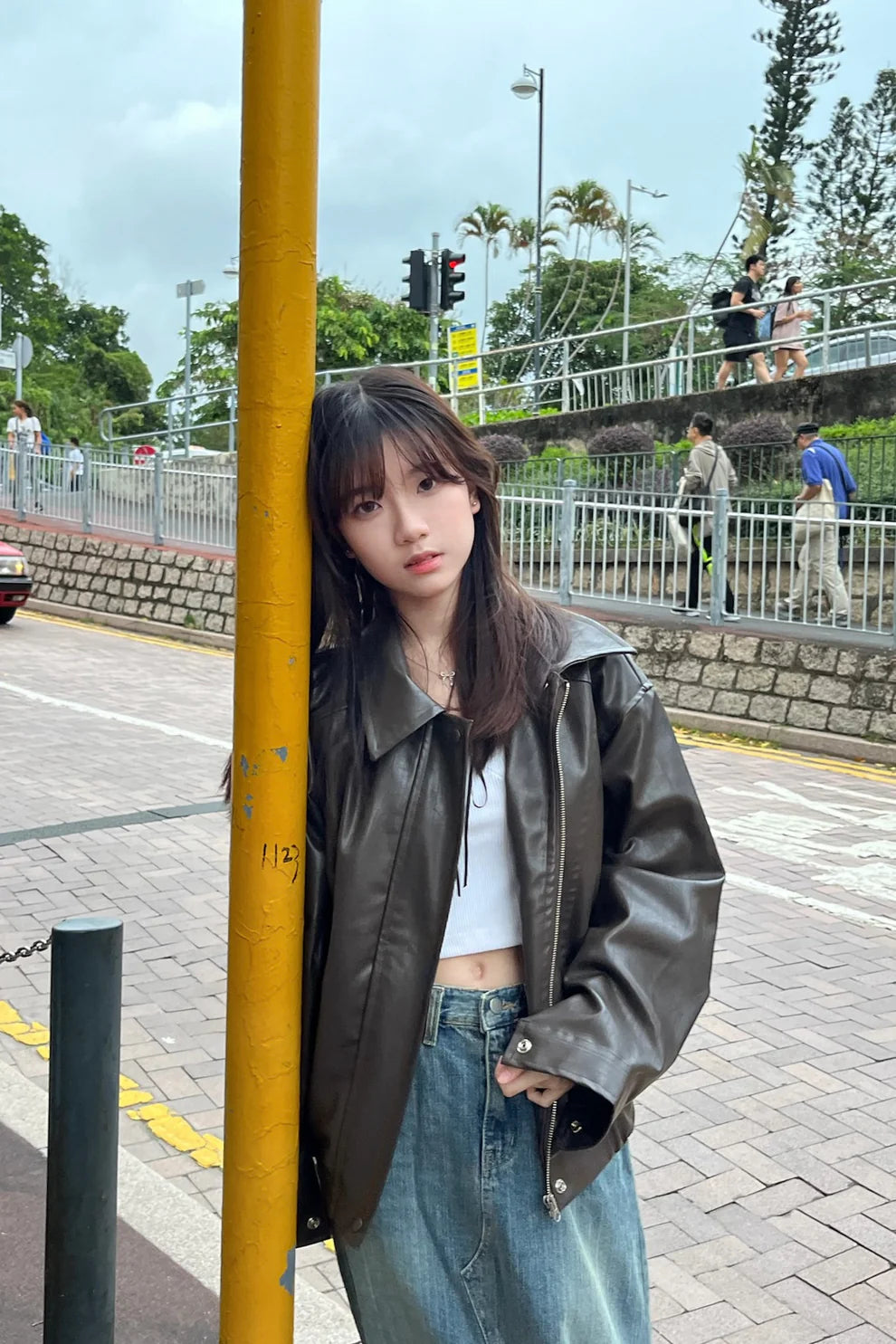 [預訂] \完美版型🏆/ Matte Leather Jacket