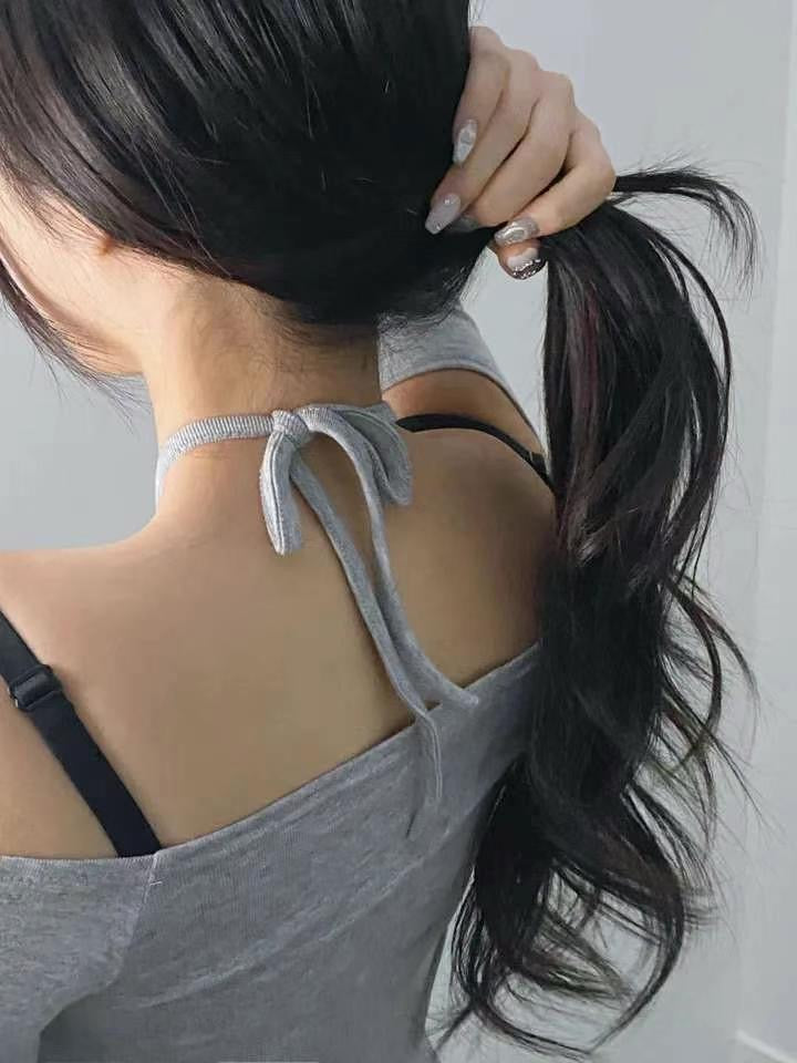[預訂] 特別款✨ 束繩綁帶上衣