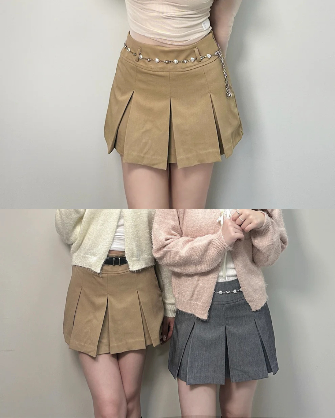 \學院風修身百褶裙/ Daily Pleated Skirt
