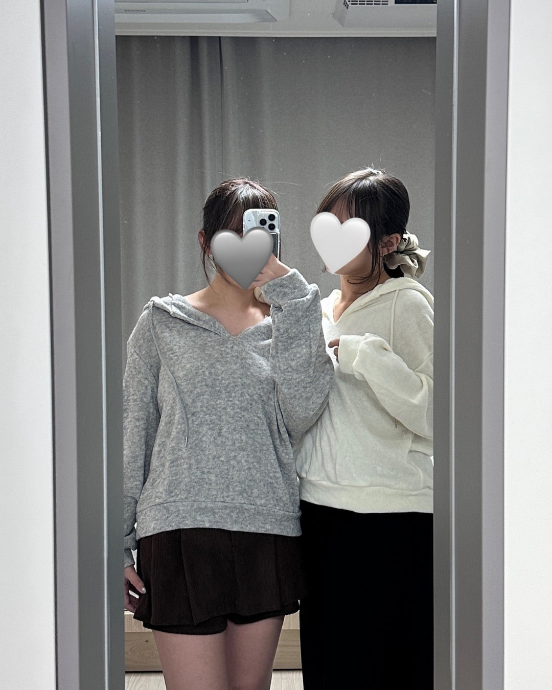 [現貨] \慵懶感～/ Oversize連帽混色Top