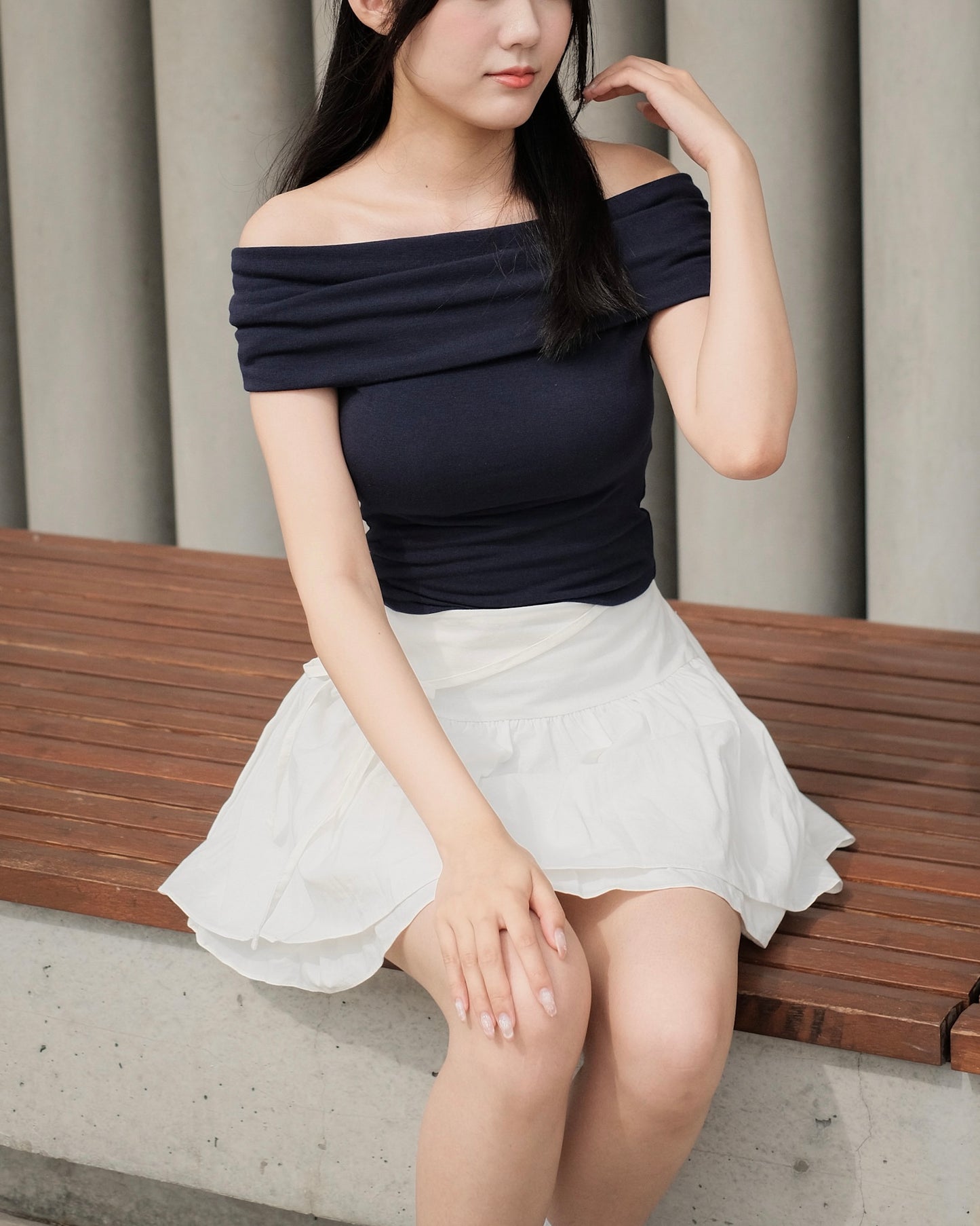 \Super Soft/ 2 Ways Off-Shoulder Top
