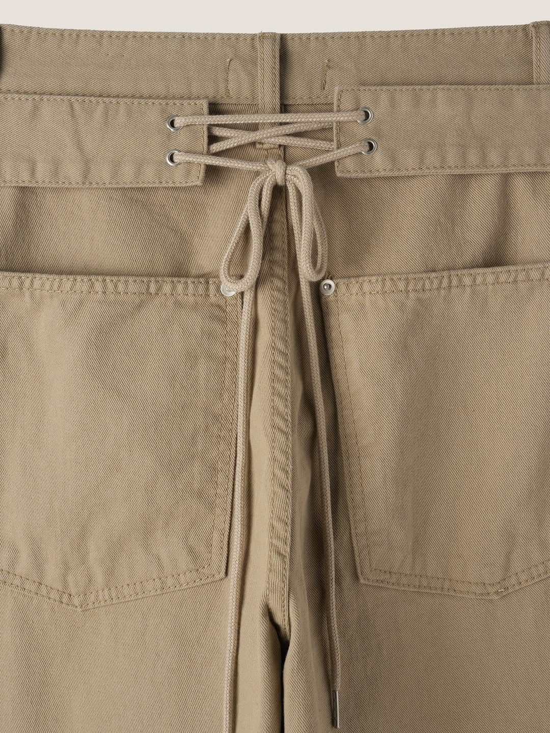 \後腰綁帶可調校腰圍/ Crosstie Baggy Jeans