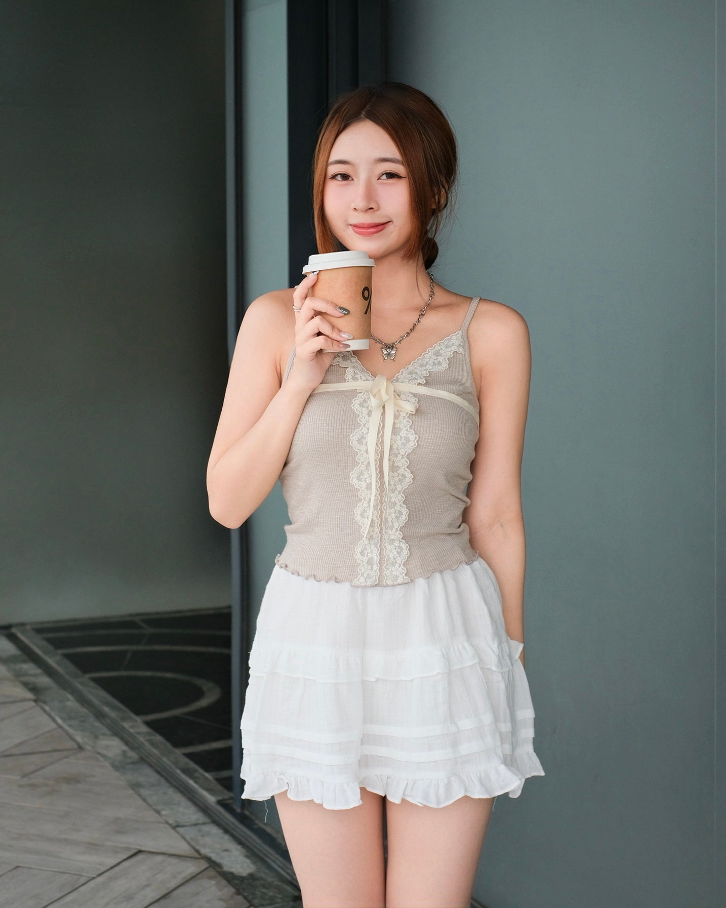 \荷葉層次蛋糕裙/ Soft Ruffle Cotton Skirt
