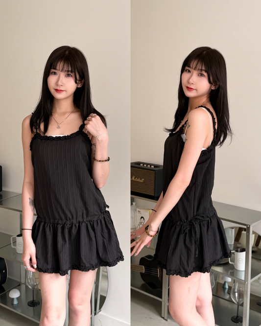 \多種穿搭!! 可塑性超高/ Soft Ruffle Slip Dress