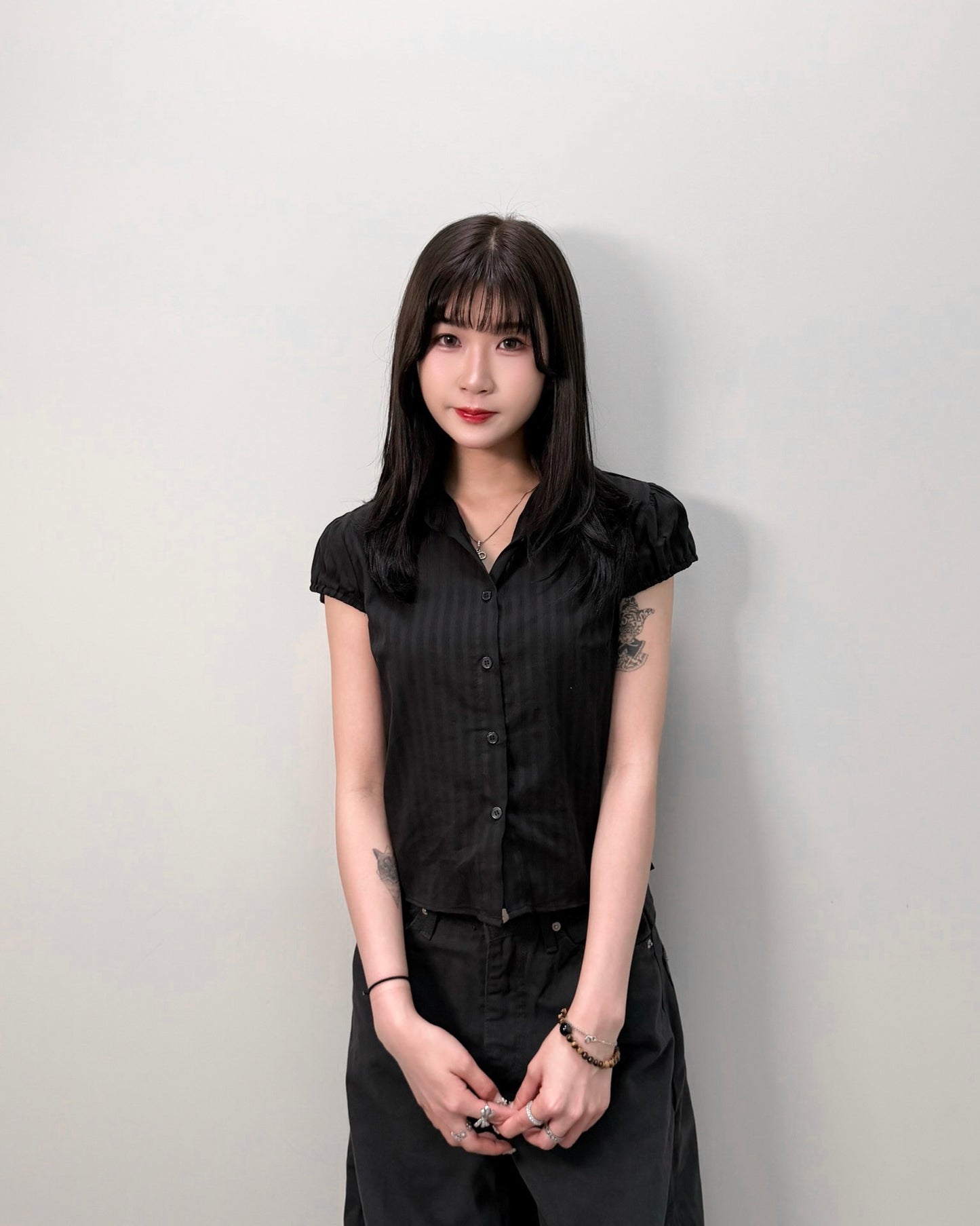 \法式空氣感恤衫/ Slim Fit Collar Top