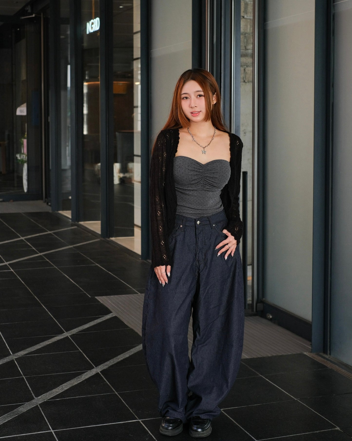 [預訂] \束胸皺皺放大圓潤效果/ Polkadot Bra Top