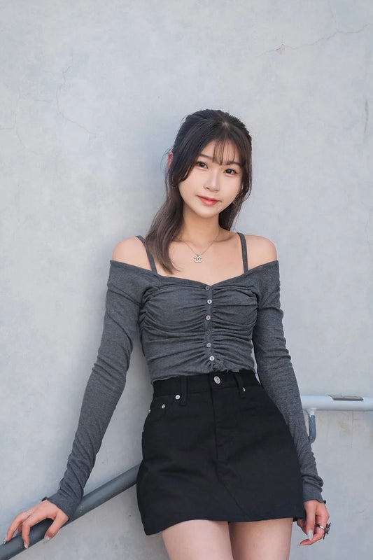 [預訂] \超舒服親膚質地☁️/ Soft Crinkled Top