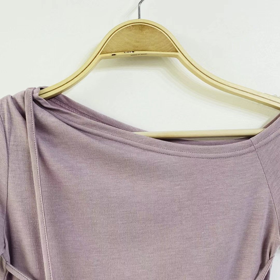 [現貨] \任意綁結/ Double Tie Knot Top
