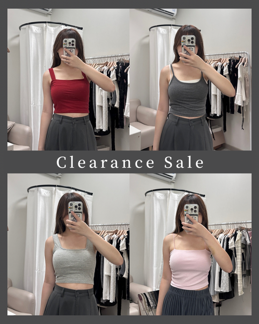 [Last One] \斷色斷貨區/ Bra Top+背心