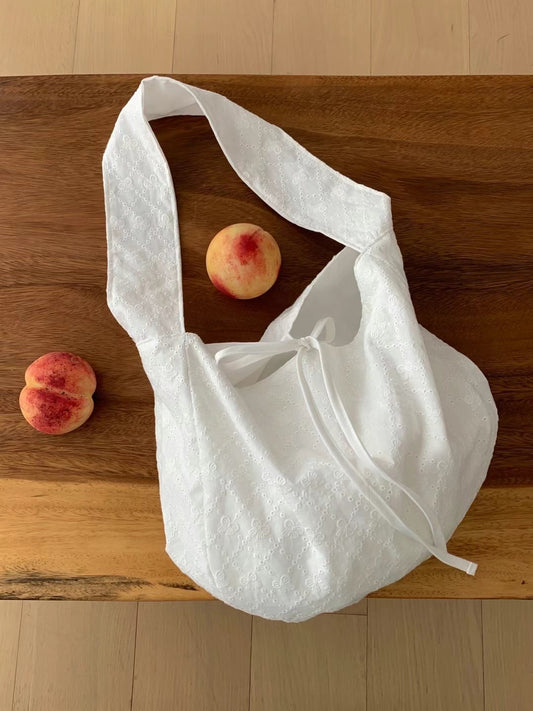 [預訂] \蝴蝶結刺繡/ Ribbon Tote Bag