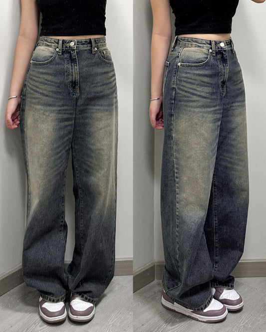 [現貨] \低調斑馬紋🦓/ Vintage Denim Pants