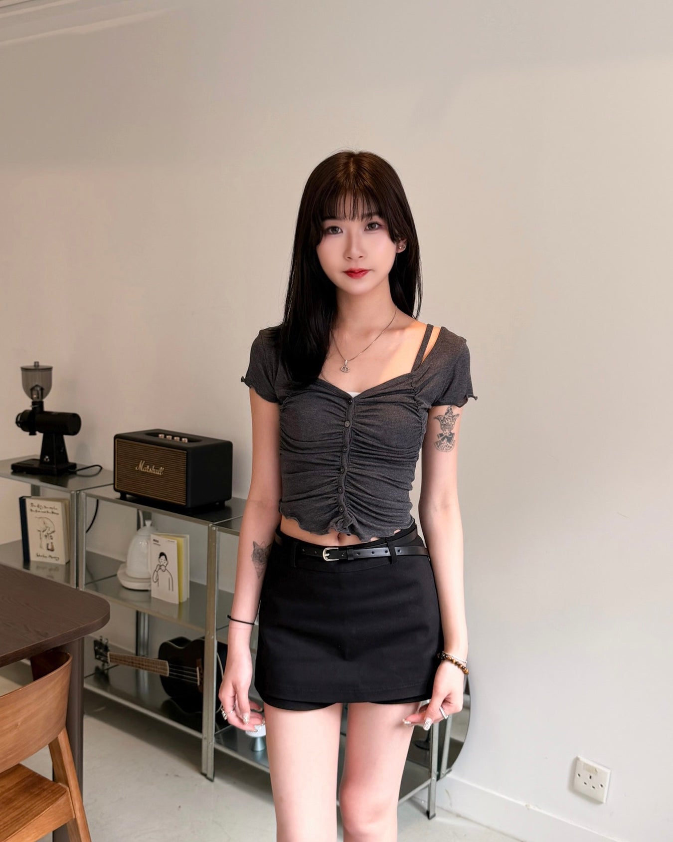 \夏季超舒服Ver./ Soft Crinkled Top