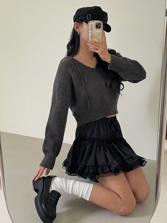 [預訂] Kawaii Hooded Knitted Top