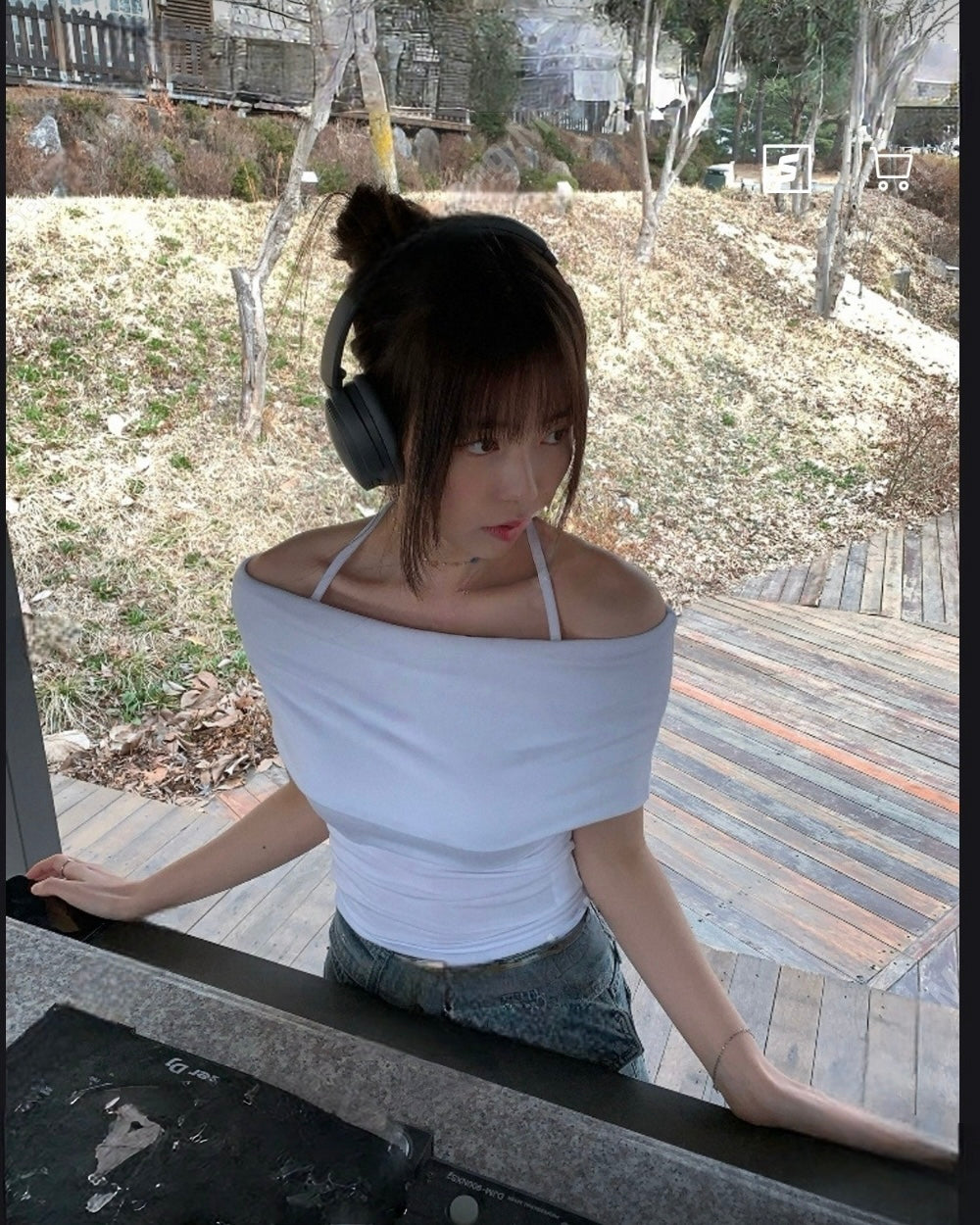 \Super Soft/ 2 Ways Off-Shoulder Top
