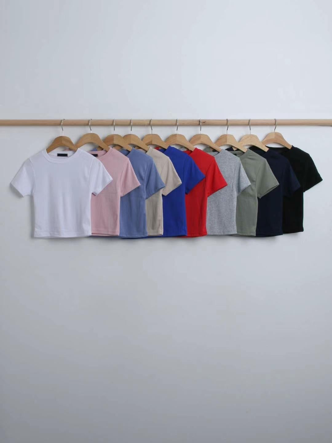 \包色訂單急增!!/ 百搭柔軟高彈性Crop Top