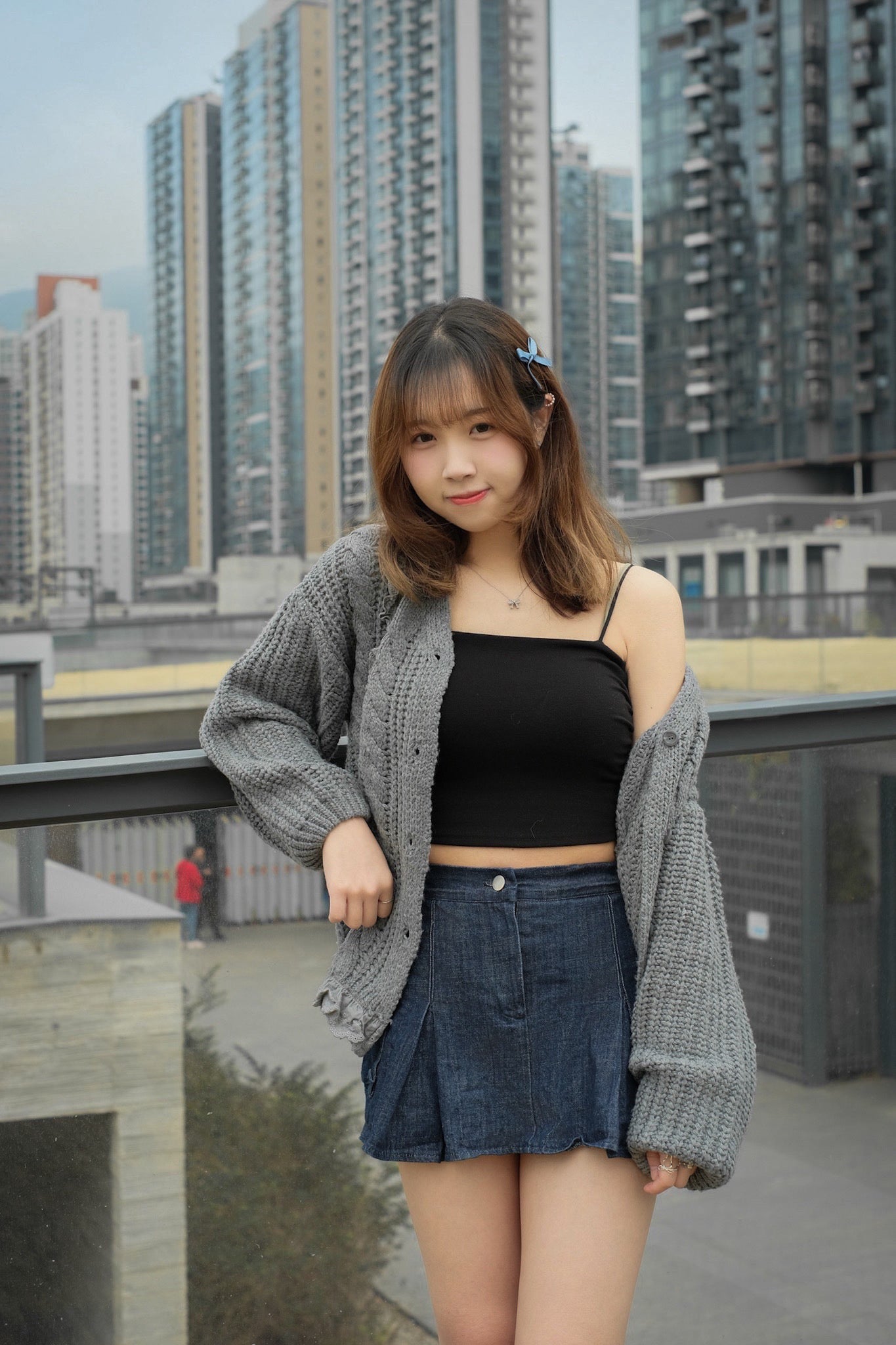 [預訂] Denim Ver. Double Pocket Skirt