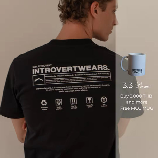 [預訂] \限時泰國品牌代購/ “Introvert Care Guide” Oversize T-Shirt