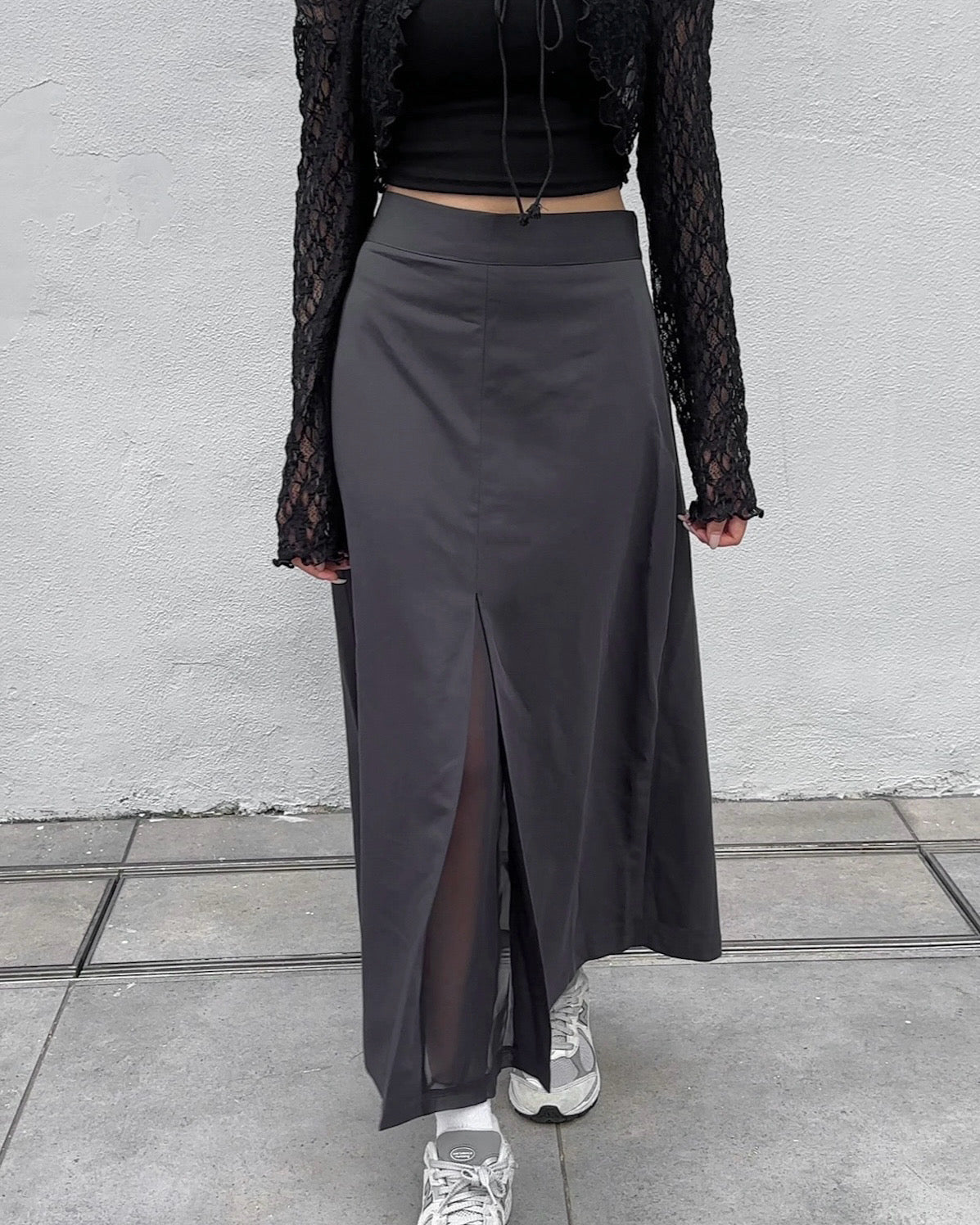 [現貨] \高質雪紡紗質/ Airy Chiffon Long Skirt