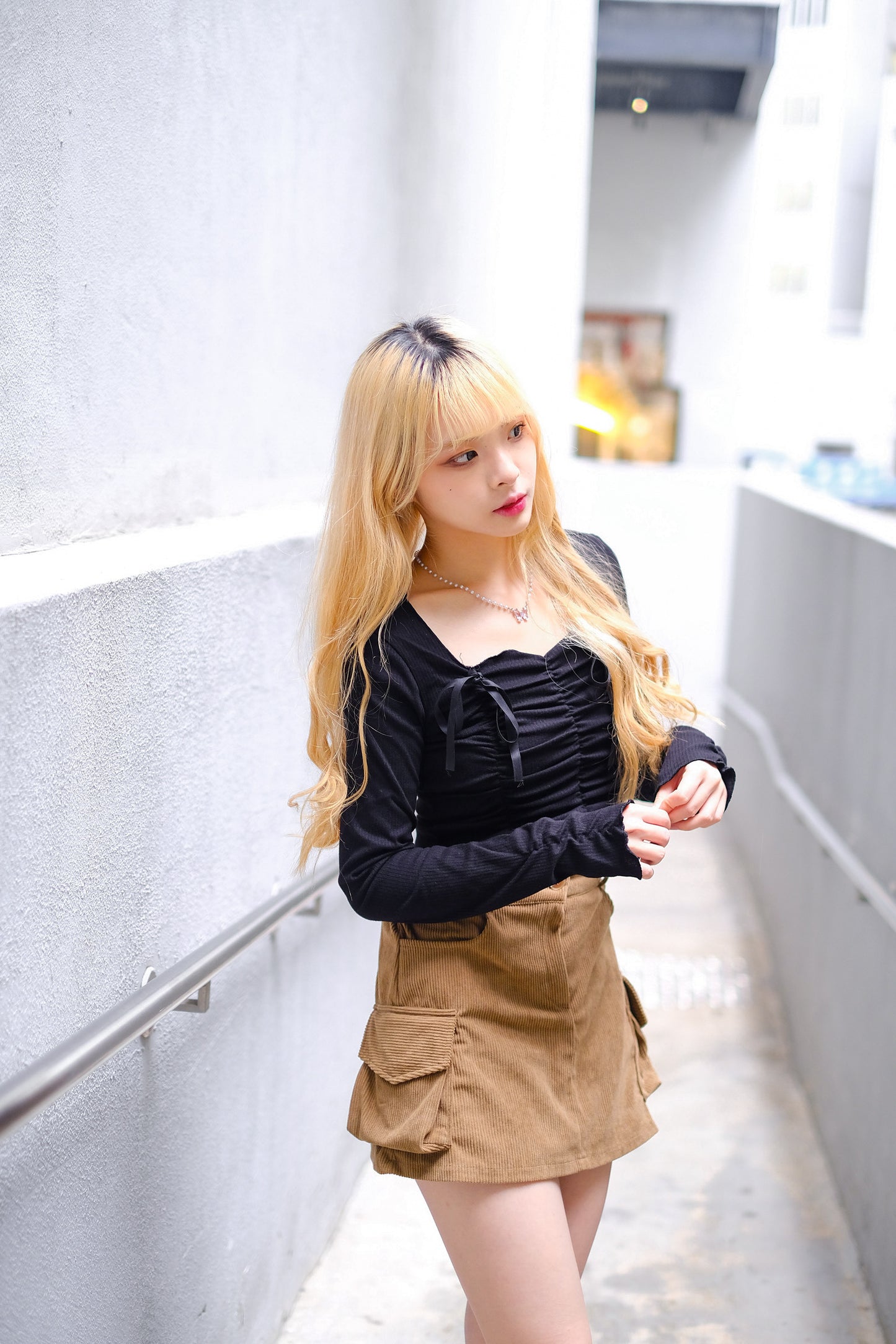\少女心絲帶綁結🎀/ Balletcore Ribbon Top