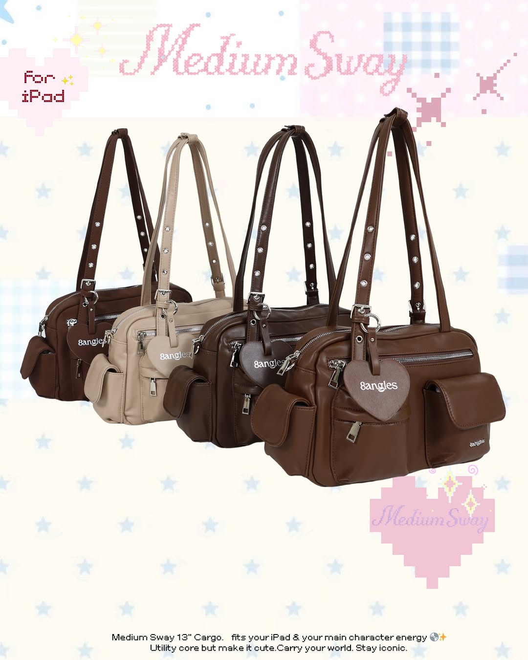 [預訂] \泰國小眾品牌8Angles代購/ MEDIUM SWAY BAG