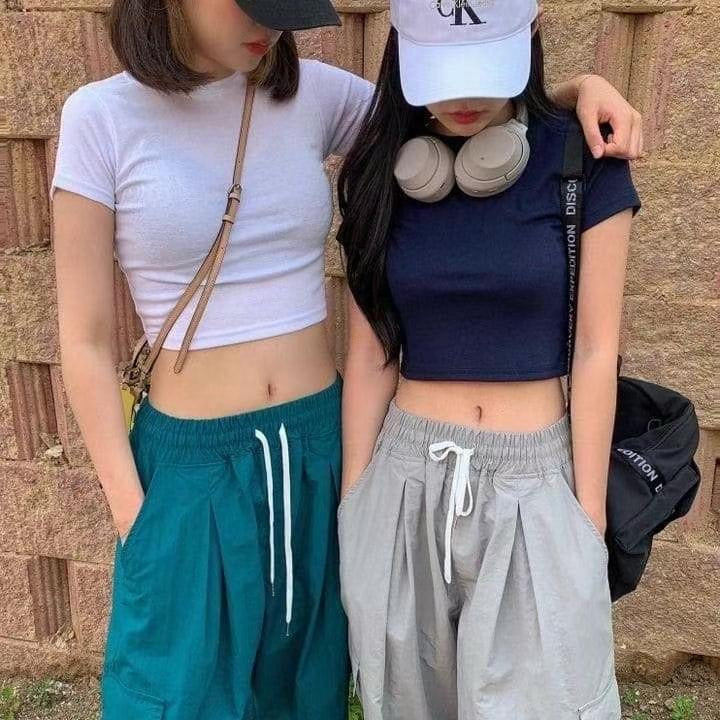 \包色訂單急增!!/ 百搭柔軟高彈性Crop Top